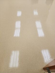 Commercial VCT Floor Cleaning in Salisbury, MD The floor looks so shiny – making dry floors look wet (1)